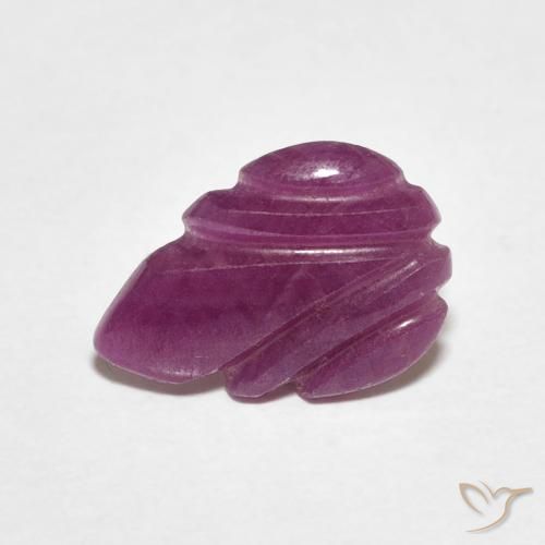 1.66 ct Carved Ruby, 11.5 x 8.1 mm From Madagascar, Photo A