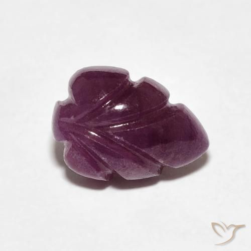 2.1 ct Carved Ruby, 9 x 6.4 mm From Madagascar, Photo A