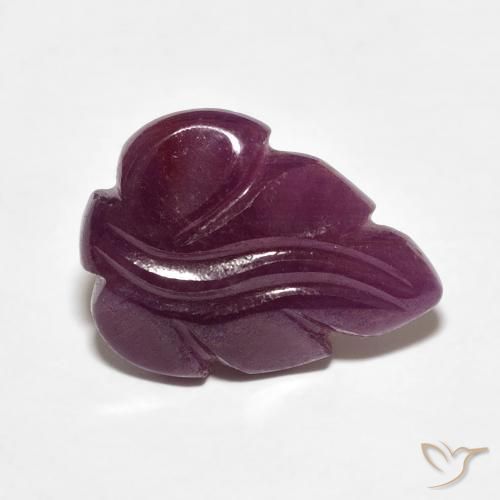 4.42 ct Carved Ruby, 14.7 x 11 mm From Madagascar, Photo A