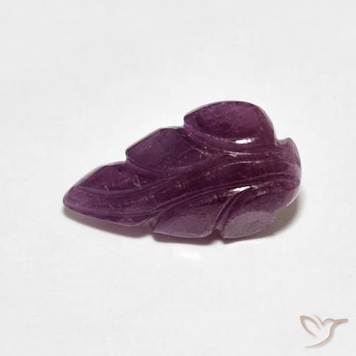 2.37 ct Carved Ruby, 12.6 x 7.2 mm From Madagascar, Photo A