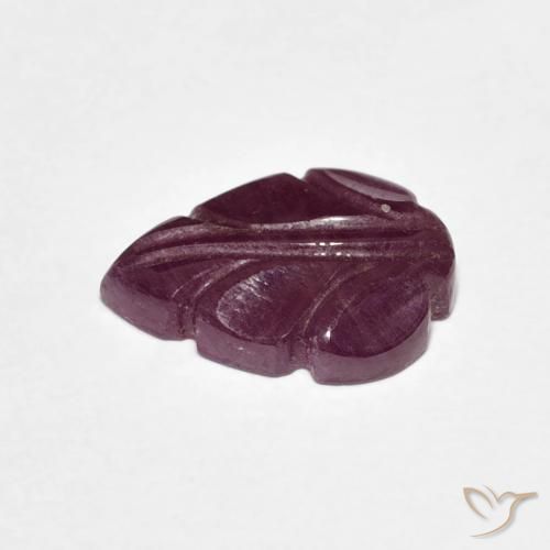 Ruby Gemstone in 12 x 8.8 mm Size for Sale, Ruby Stone in Raspberry Red Color