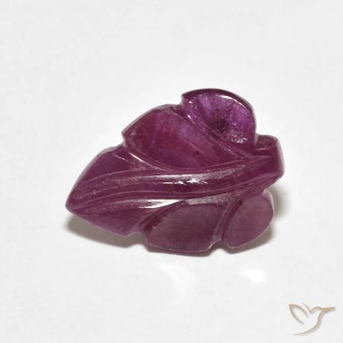 2.98 ct Carved Ruby, 13.7 x 10.3 mm From Madagascar, Photo A