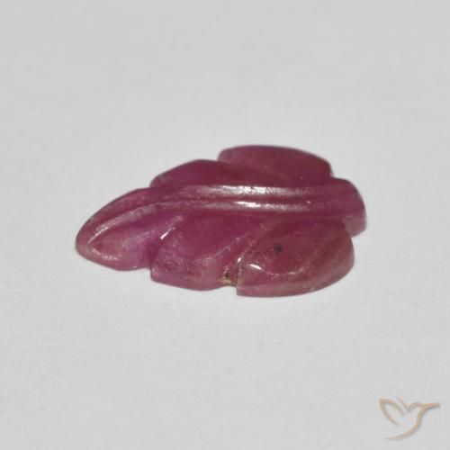 Ruby Gemstone in 12.4 x 8.8 mm Size for Sale, Ruby Stone in Magenta Color