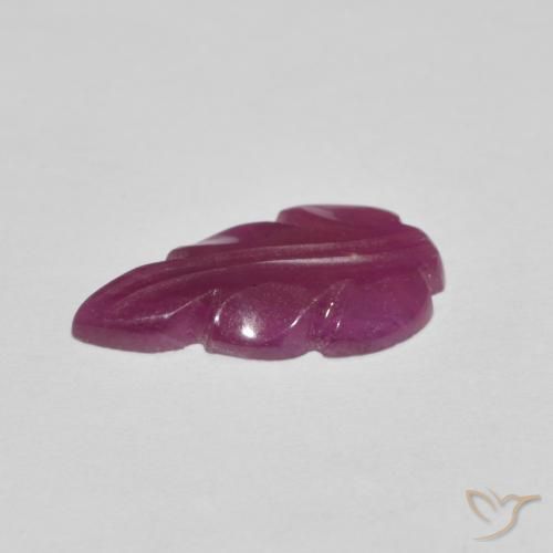 Ruby Gemstone in 14.6 x 8 mm Size for Sale, Ruby Stone in Pink Berry Purple Color