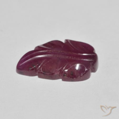 Ruby Gemstone in 16 x 10.4 mm Size for Sale, Ruby Stone in Reddish Purple Color