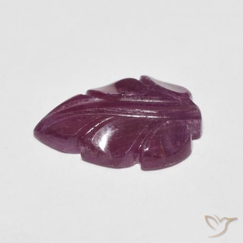 Ruby Gemstone in 15 x 10.6 mm Size for Sale, Ruby Stone in Wine Red Color