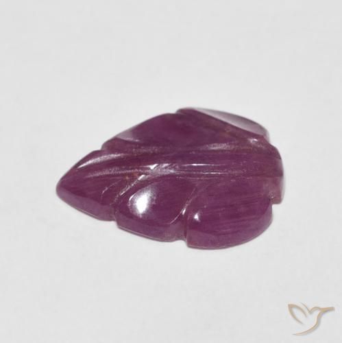 Ruby Gemstone in 13.1 x 10.5 mm Size for Sale, Ruby Stone in Dark Red Color