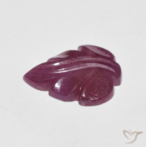 Ruby Gemstone in 14.2 x 11.2 mm Size for Sale, Ruby Stone in Dark Red Color