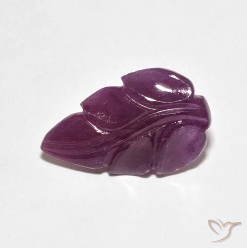 3.39ct Natural Medium Dark-Purple Ruby, Fancy, Opaque