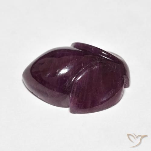 Ruby Gemstone in 18.7 x 14.4 mm Size for Sale, Ruby Stone in Raspberry Red Color
