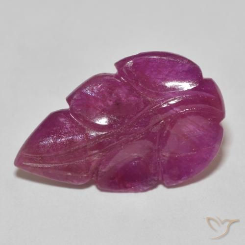 4.63 ct Carved Ruby, 21.4 x 13.5 mm From Madagascar, Photo A