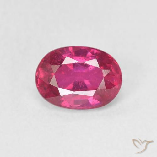 1.17ct Natural Pinkish Red Ruby, Oval, VS