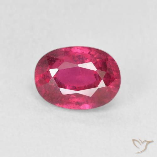 1.33ct Natural Pinkish Red Ruby, Oval, VS