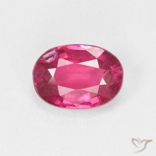 1.18ct Natural Pinkish Red Ruby, Oval, VS