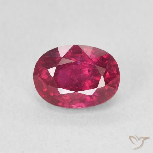 1.54ct Natural Reddish Pink Ruby, Oval, VS
