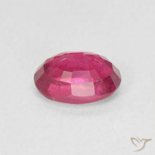Ruby Gemstone in 7 x 5 mm (calibrated) Size for Sale, Ruby Stone in Pinkish Red Color