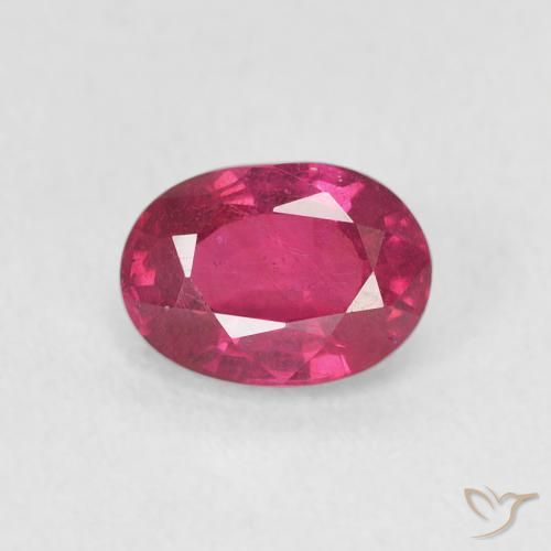 1.25ct Natural Pinkish Red Ruby, Oval, VS