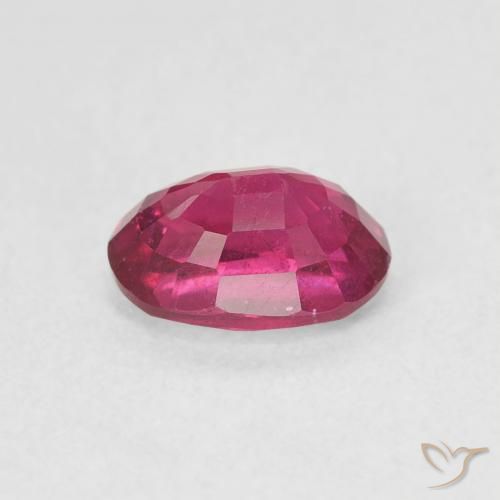 Ruby Gemstone in 7 x 5 mm (calibrated) Size for Sale, Ruby Stone in Pinkish Red Color
