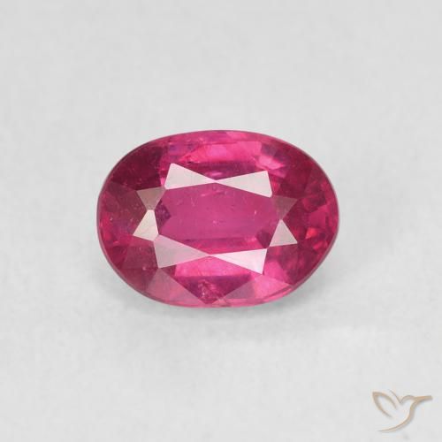 1.17ct Natural Pinkish Red Ruby, Oval, VS