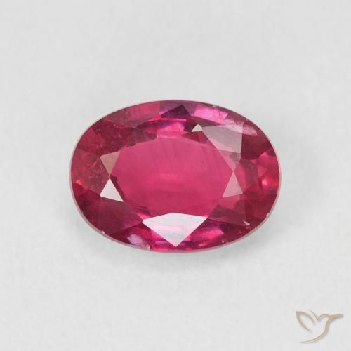 1.21 ct Oval Cut Ruby, 7.2 x 5.3 mm From Madagascar, Photo A