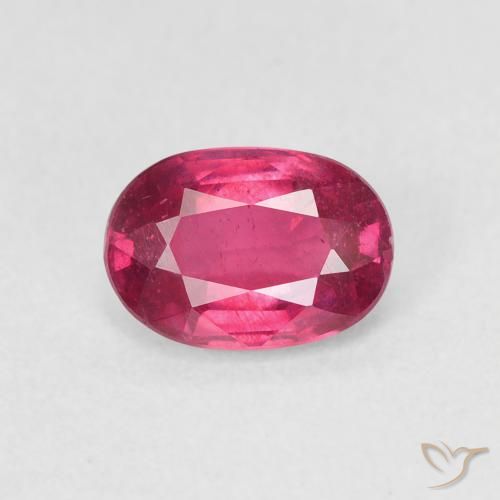 1.02 ct Oval Cut Ruby, 6.9 x 4.9 mm From Madagascar, Photo A