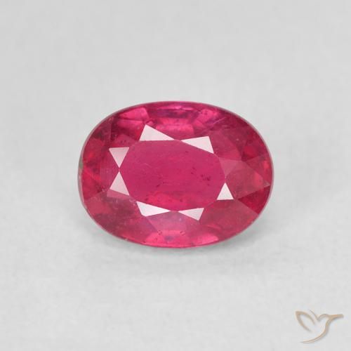 1.18ct Natural Reddish Pink Ruby, Oval, VS