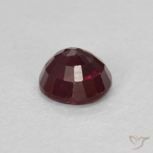 Ruby Gemstone in 3.8 mm Size for Sale, Ruby Stone in Medium Red Color