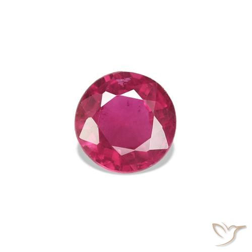 0.16ct Pinkish Red Ruby, Round, VS