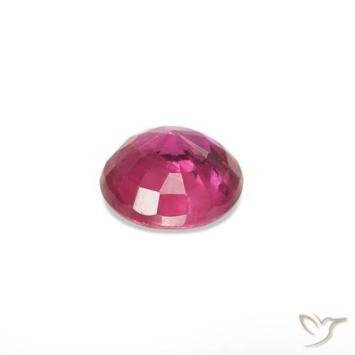 Ruby Gemstone in 3.3 mm Size for Sale, Ruby Stone in Pinkish Red Color