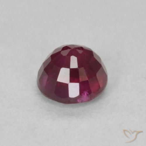 Ruby Gemstone in 3.8 mm Size for Sale, Ruby Stone in Deep Red Color