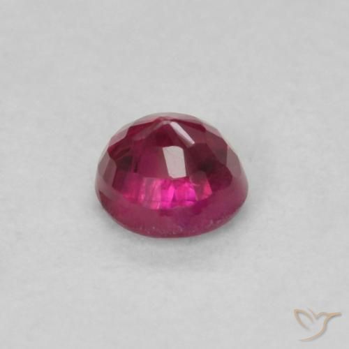Ruby Gemstone in 3.5 mm (calibrated) Size for Sale, Ruby Stone in Jam Red Color
