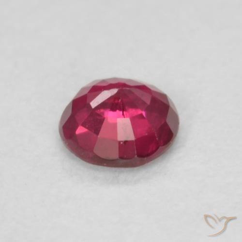 Ruby Gemstone in 3.5 mm (calibrated) Size for Sale, Ruby Stone in Deep Red Color