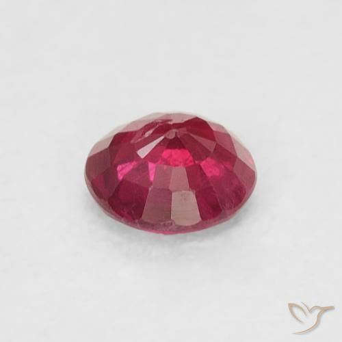 Ruby Gemstone in 3.7 mm Size for Sale, Ruby Stone in Medium Red Color
