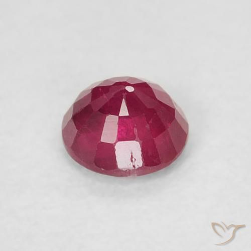 Ruby Gemstone in 3.7 mm Size for Sale, Ruby Stone in Jam Red Color