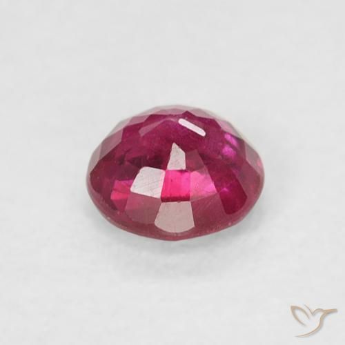 Ruby Gemstone in 3.8 mm Size for Sale, Ruby Stone in Pinkish Red Color