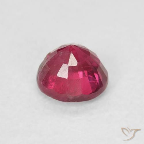 Ruby Gemstone in 3.7 mm Size for Sale, Ruby Stone in Medium Red Color