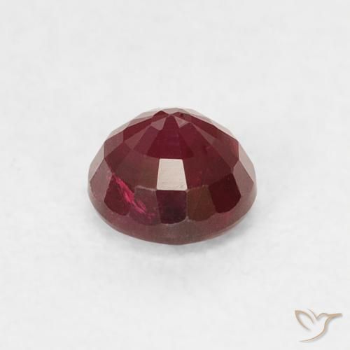 Ruby Gemstone in 4 mm (calibrated) Size for Sale, Ruby Stone in Deep Red Color