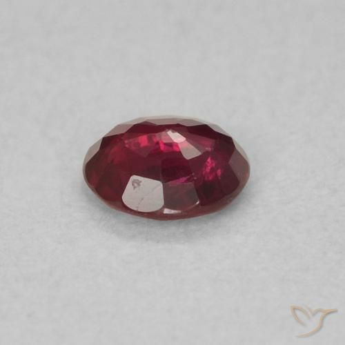 Ruby Gemstone in 3.8 mm Size for Sale, Ruby Stone in Medium Red Color
