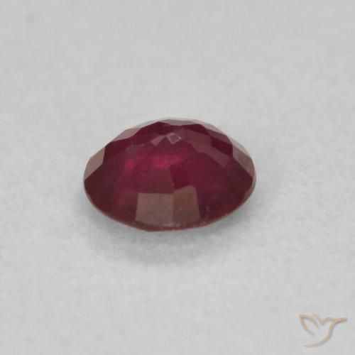 Ruby Gemstone in 3.8 mm Size for Sale, Ruby Stone in Medium Red Color