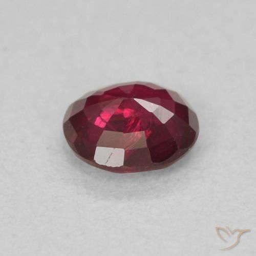 Ruby Gemstone in 4 mm (calibrated) Size for Sale, Ruby Stone in Medium Red Color