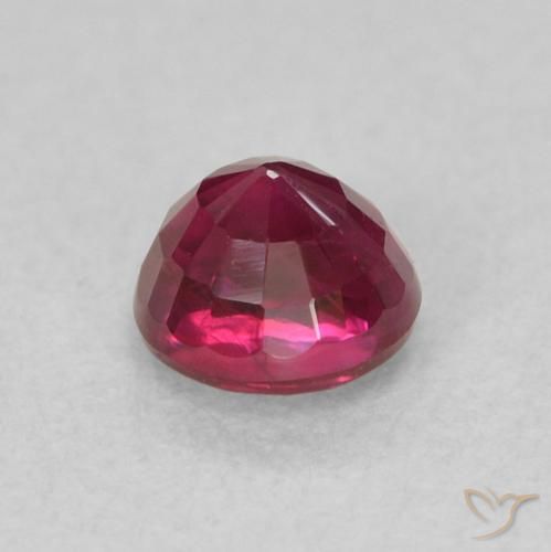 Ruby Gemstone in 4 mm (calibrated) Size for Sale, Ruby Stone in Medium Red Color
