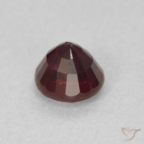 Ruby Gemstone in 3.8 mm Size for Sale, Ruby Stone in Deep Red Color