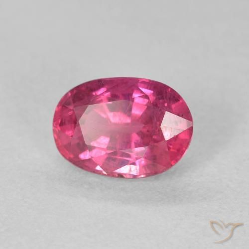 1.28 ct Red Ruby Stone, Natural Ruby in Oval Facet Shape for Sale