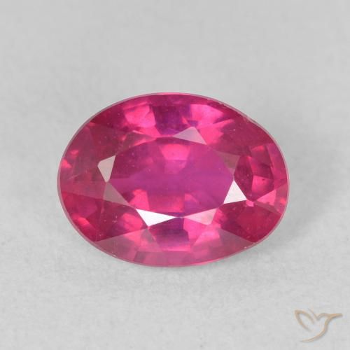 1.62ct Natural Pinkish Red Ruby, Oval, VS