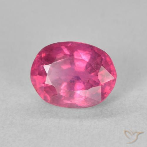 2.00 ct Pink Ruby Stone, Natural Ruby in Oval Facet Shape for Sale