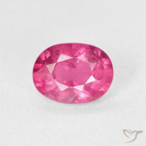 1.20ct Natural Hot Pink Ruby, Oval, VS
