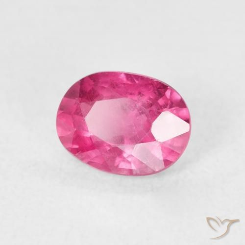 1.20 ct Pink Ruby Stone, Natural Ruby in Oval Facet Shape for Sale