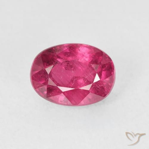 1.59ct Natural Dark Pink Ruby, Oval, VS