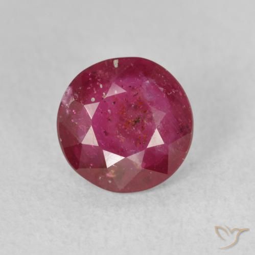 1.88ct Natural Pinkish Red Ruby, Round, VS-SI