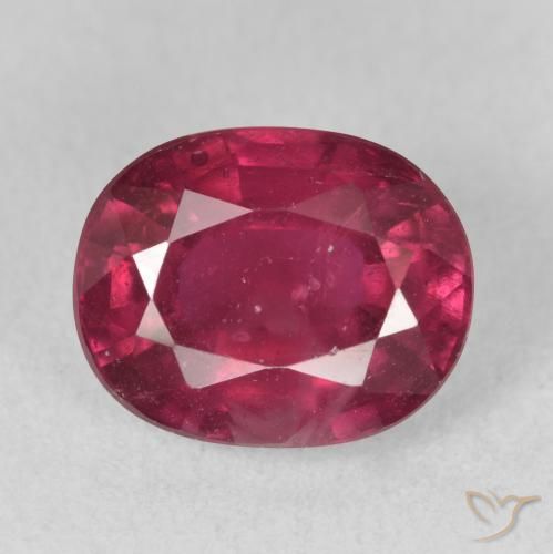 4.20ct Natural Pinkish Red Ruby, Oval, VS-SI